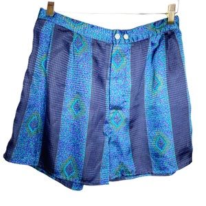 Vintage Christian Dior Monsieur Satin Printer Boxer Shorts